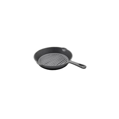 CHEFGASTRO BBQ Grillpfanne | Ø 25cm | Gusseisen