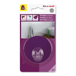 Haken rund 68mm violett fix-o-moll Image