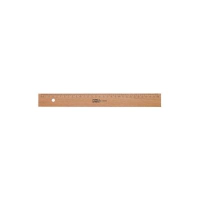 Lineal Naturell 30cm Buchenholz br