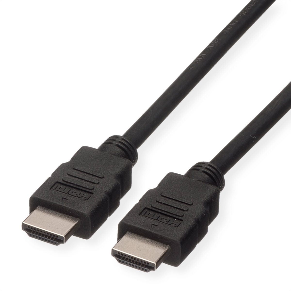 ROLINE HDMI High Speed Kabel mit Ethernet, LSOH, schwarz, 2 m Image