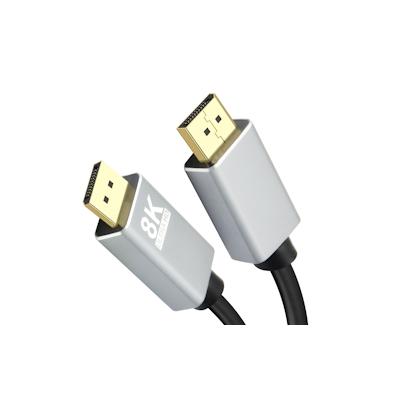 Helos Anschlusskabel, DisplayPort Stecker/Stecker, PREMIUM 8K, 1,0m, schwarz Image