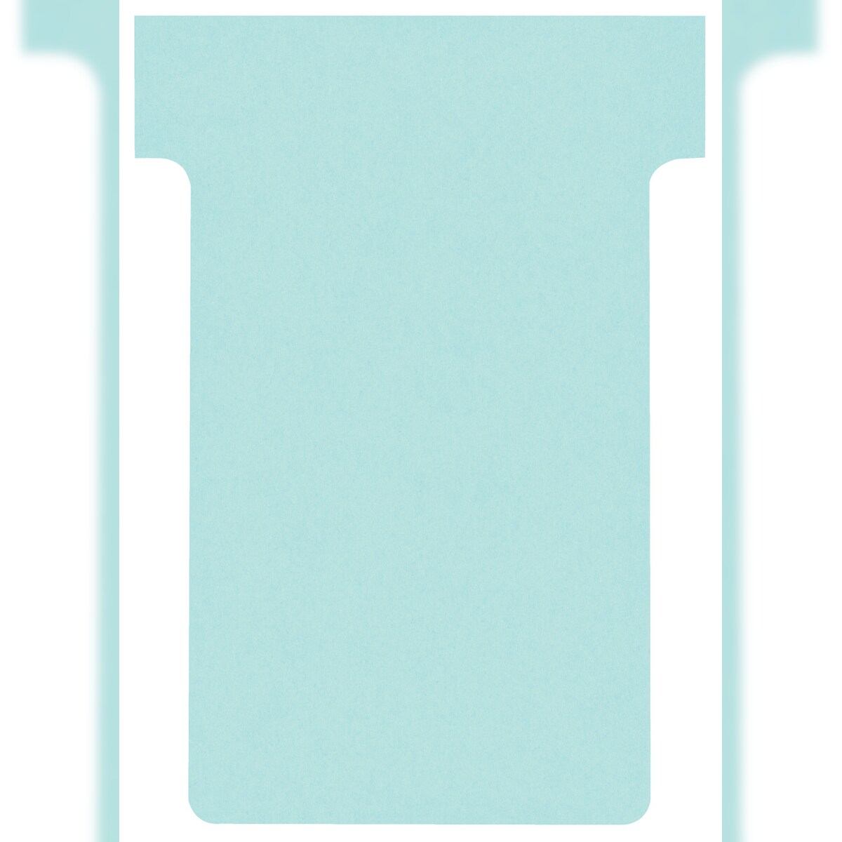 nobo T-Karten, Größe 2 / 60 mm, 170 g/qm, blau Image