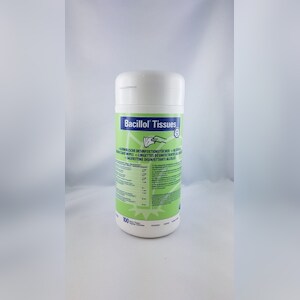 Bode Bacillol Tissues, alkoholische Desinfektionstücher, 100 Stck Spenderdose Image