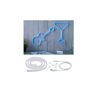 Paulmann USB LED Strip Neon Colorflex Blau 1m 4,5W 10lm/m 70564 Image