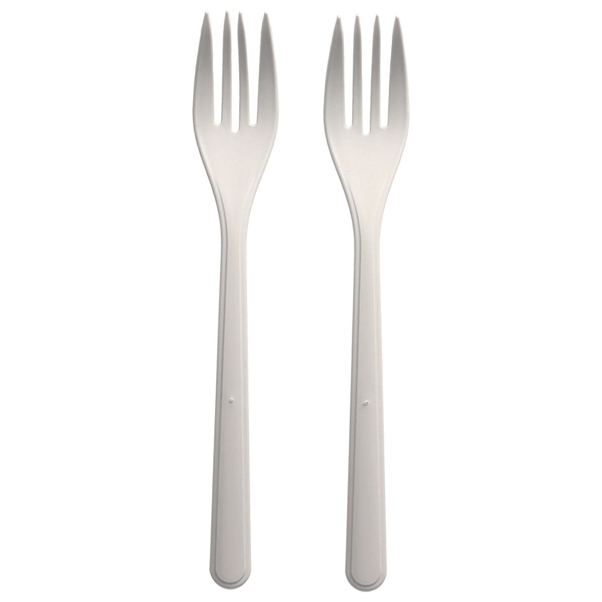 Papstar 50x BIO-Gabeln Mehrweg 185mm aus BIO-PP extra stabil weiss Image
