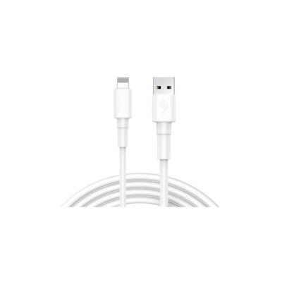 Reekin 2.4A SUPERFAST Ladekabel USB Lightning - 1,0 Meter (Weiss-Nylon) Image