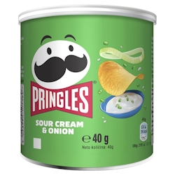 Pringles Sour Cream & Onion 12 x 40 g (480 g) Image