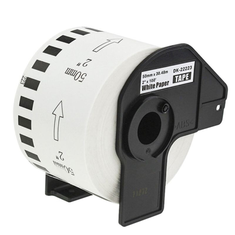 rillstab Endlos-Etiketten Papier, 29 mm x 30,48 m, weiß Image