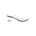 Everlane Sandals: Slip-on Chunky Heel Casual White Shoes - Women's Size 8 - Open Toe