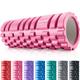 Deep Tissue Foam Roller 33cm x 14cm Textured Muscle Massage Roll Pink