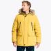 Nautica Men's Sustainably Crafted Faux Fur Hooded Parka Old Gold, L