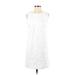 Ann Taylor Casual Dress: White Dresses - Women's Size 4 Petite