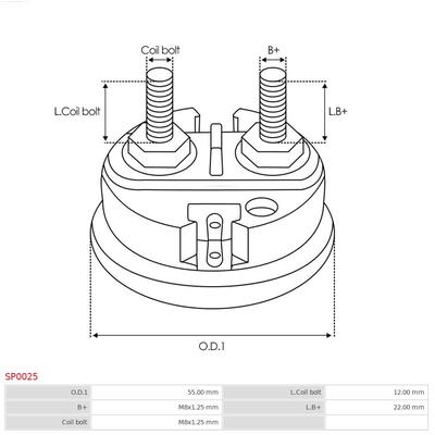 AS-PL Reparatursatz, Starter Universal SP0025 Image
