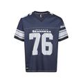 Recovered Seattle Seahawks Navy NFL Oversized Jersey Trikot Mesh Relaxed Top