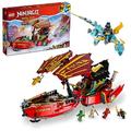 LEGO NINJAGO Destiny’s Bounty – Race Against time 71797 Building Toy Features a Ninja Airship, 2 Dragons and 6 Minifigures, Gift for Boys and Girls Ages 9+ Who Love Ninjas and Dragons, Medium
