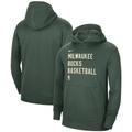 Milwaukee Bucks Nike Spotlight Fleece Overhead Hoodie - Homme - Homme Taille: L