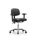 Latitude Run® Task Chair Aluminum/Upholstered in Gray/Brown | 27 W x 25 D in | Wayfair B20EF7E639BC4F0F8BD7CD65A260B032