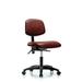 Latitude Run® Vinyl Chair - Desk Height w/ Seat Tilt & Casters In Storm Supernova Vinyl Upholstered in Red/Black | 27 W x 25 D in | Wayfair