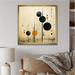 Brayden Studio® Colorful Mid Century Minimalist Oasis IV - Print Canvas, Cotton in White | 36 H x 36 W x 1.5 D in | Wayfair