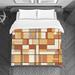 Gracie Oaks Mondrian Bedding Geometric Duvet Cover 4531 Microfiber in Orange | Twin Duvet Cover | Wayfair A8D04B009C51472595312A7C7F8F7771