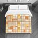 Gracie Oaks Mondrian Bedding Geometric Duvet Cover 4543 Microfiber in Orange | Twin Duvet Cover | Wayfair 4602B855115F40D4BFADA04B1C5DC544