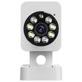 Cglfd Clearance Smart Home Body Surveillance Camera 1080 HD Remote Voice Intercom Wireless Wifi Camera Monitor White