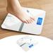 QTOCIO Home Appliances Digital Bathroom Scale Highly Accurate Body Weight Scale With Lighted LED Display Round Corner Design