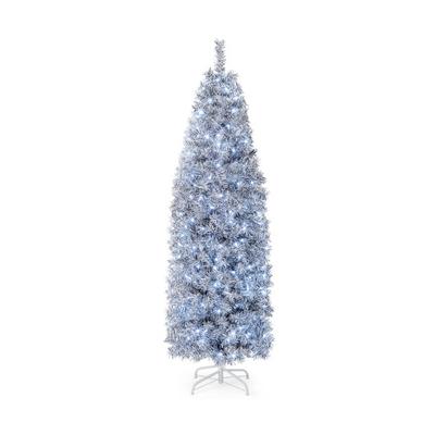Costway 6 FT Pre-Lit Artificial Christmas Tree wit...