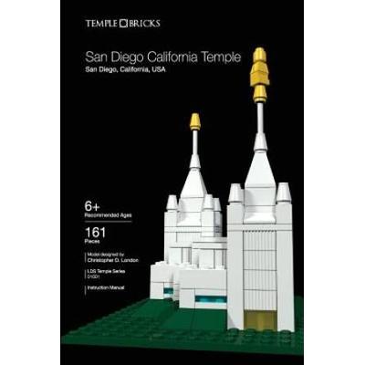 Temple Bricks San Diego California Temple Construction Toy Building Instructions