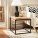 SAFAVIEH Home Collection Edgefield End Table - 21" W x 21" D x 20" H
