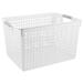 BESTONZON Plastic Laundry Basket multi-functional Desktop File Organizer Kids Toy Storage Basket