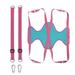 Anvazise 1 Set Pet Grooming Helper with Carabiners Webbing Multifunctional Restraint Tools Pet Cat Dog Nail Trim Grooming Hammock Pet Supplies Blue and Rose red M