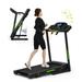 Best Foldable Treadmill with Incline Folding Treadmill for Home Electric Treadmill Workout Running Machine Handrail Controls Speed Pulse Monitor APP