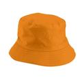 Tooayk Sun Hat Unisex Double Side Wear Reversible Bucket Hat Trendy Cotton Twill Canvas Sun Fishing Hat Fashion Cap Sun Hat Womens Hats for Women Orange