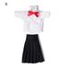 Kids DIY Doll Accessories Handmade Tops Casual Skirts Mini T-shirt Navy Style Clothes Dressing Clothes 11