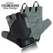 Kids Boys Girls Children Cycling Gloves Scooter BMX Bike Cycle Bicycle Riding Mitts Half Finger Gloves Grey-4XS (Age 3 to 4 Year)