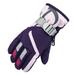 Kids Winter Gloves Snow Ski - Boys Girls Warm Waterproof Windproof Cold Weather Thermal Fleece Anti Slip Mittens With Grip For Skiing Snowboard Outdoor Sport Black Aged 6 - 12 Years Exercise Gloves