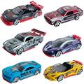 TITOUMI Set Of 6 Alloy Car Scale Models 1:64 Scale Pull Back Action Cars 1:64 Alloy Car 6-Piece Set Sports Car Series