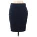 Ann Taylor Casual Skirt: Blue Bottoms - Women's Size 6 Petite