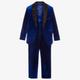 Romano Boys Blue Velvet Suit