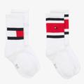 Tommy Hilfiger White Cotton Sports Socks (2 Pack)