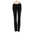 Paige Jeggings - Low Rise: Black Bottoms - Women's Size 27 - Black Wash