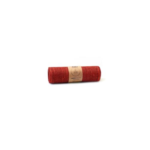 Jute Tischläufer 30cm x 5m 3500 rot