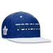 Men's Fanatics Branded Blue/White Toronto Maple Leafs Authentic Pro Rink Two-Tone Snapback Hat