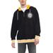 Men's Tommy Hilfiger Black Pittsburgh Steelers Aaron Quarter-Zip Hoodie