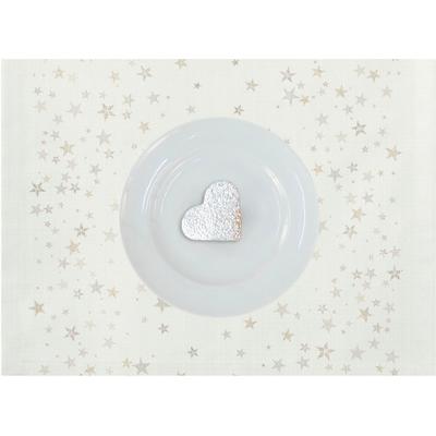 Platzset APELT "4709 CHRISTMAS GLAM, Weihnachtsdeko, Weihnachten", gold (natur, goldfarben), B:35cm L:48cm, Obermaterial: 65% Polyester, 30% Viskose, 5% Polyacryl, Platzsets, Lurex-Jacquardgewebe Image