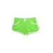 Nike Sportswear Athletic Shorts: Green Solid Activewear - Women's Size Medium