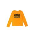 10 Threads Long Sleeve T-Shirt: Orange Tops - Kids Boy's Size 10