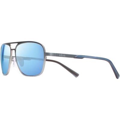 Revo Horizon Sunglasses Satin Chrome -Blue Water Photo Frame Satin Chrome -Blue Water Photo Lens Medium RE 1193 03 BLP