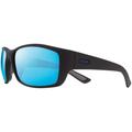 Revo Dexter Glass Lens Sunglasses - Men's Matte Black Frame H2O Heritage Blue Lens Medium RE 1127 11 H20